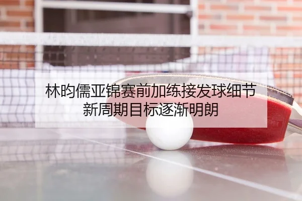 林昀儒亚锦赛前加练接发球细节 新周期目标逐渐明朗
